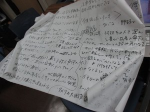 時事ネタから身の回りのことまで色んな話ができました。