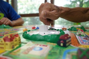 この日は人生ゲームをされる方もいらっしゃいました。