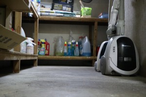 倉庫掃除も行いました