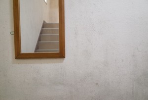 汚れていた壁が→