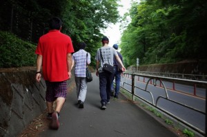 甘いものを補給後は沢山歩きました。